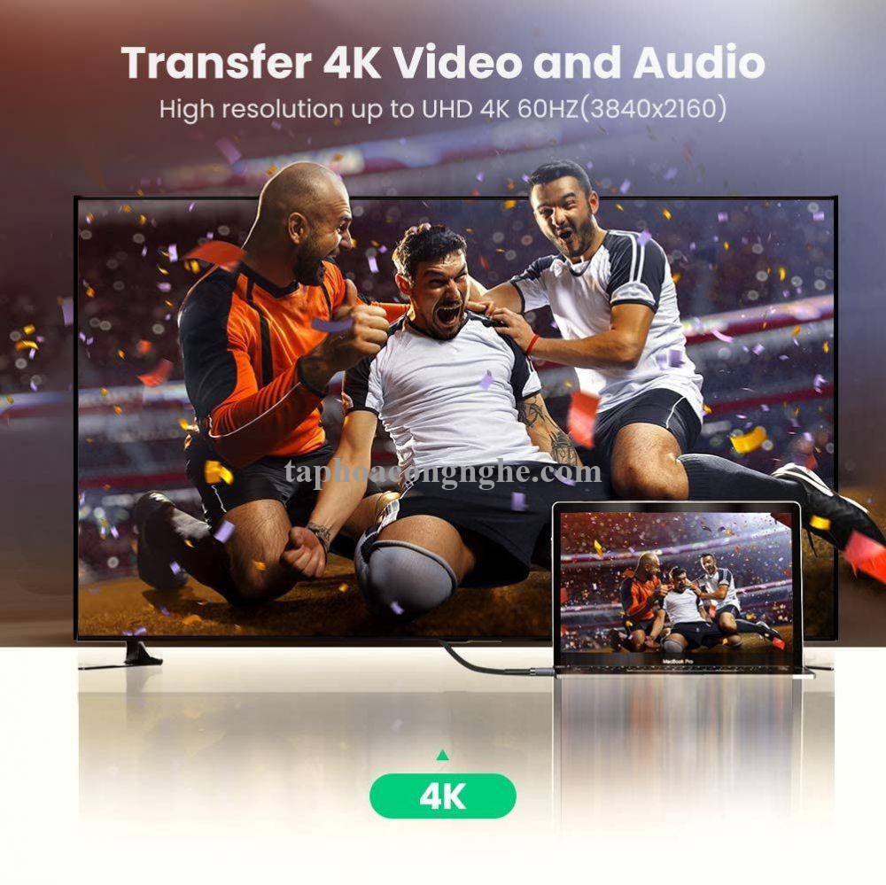 Ugreen 70326 5M 4k 60hz cáp Ultra HDMI 2.0 màu đen HD136 30070326
